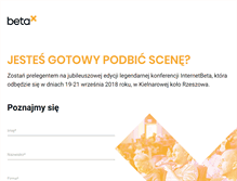 Tablet Screenshot of internetbeta.pl